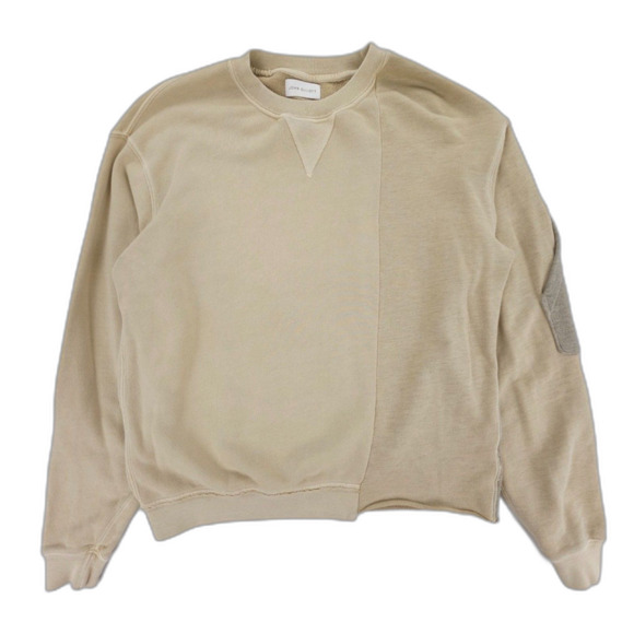 NEW John Elliott Reconstructed Vintage Crew Fleece Sweatshirt Washed Clay Grunge - Picture 8 of 10
